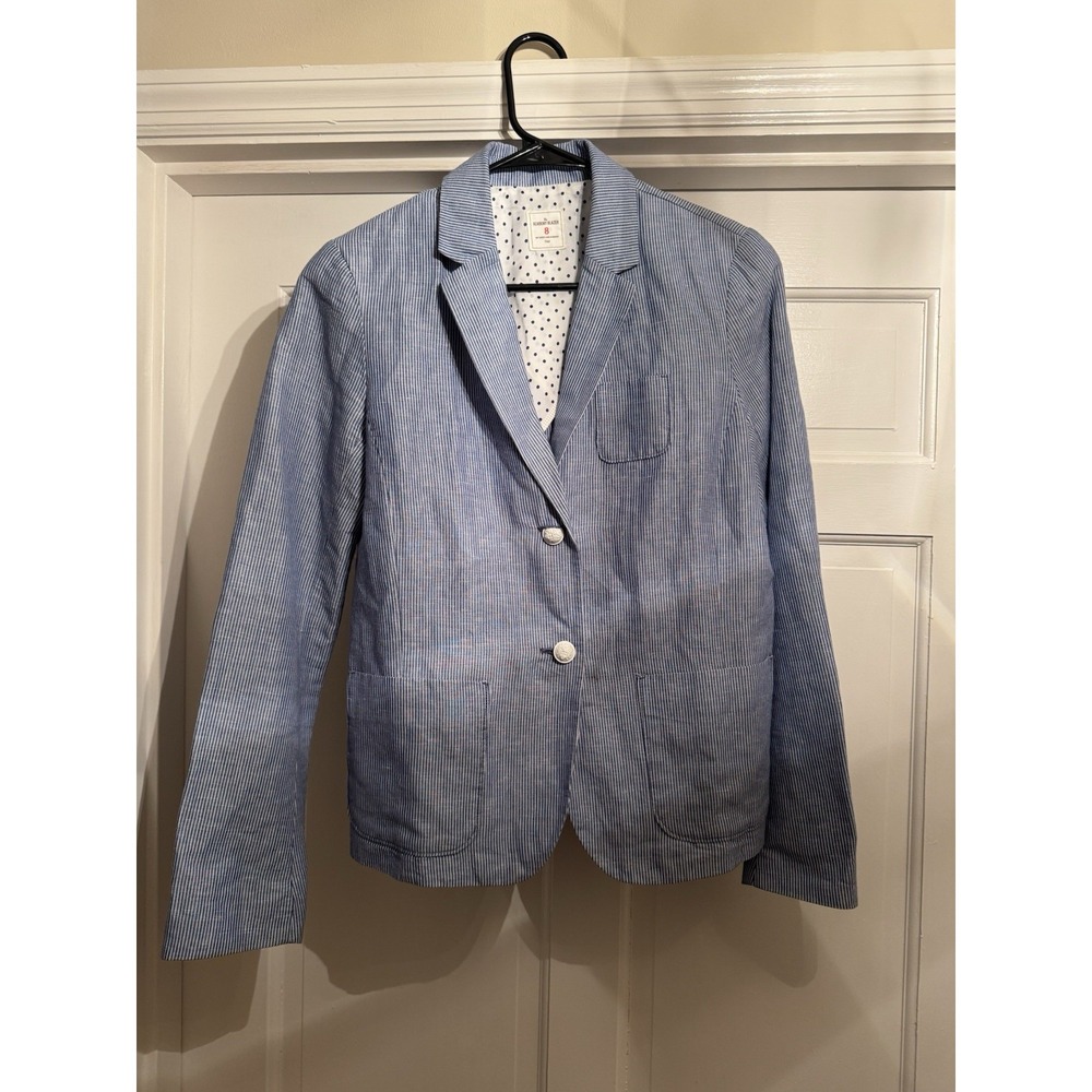 Gap The Academy Blazer Light Blue Women's size 8 Jacket Career Classic